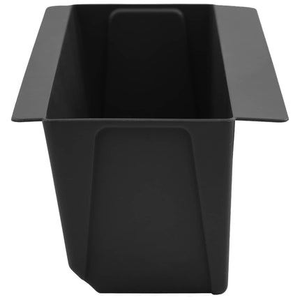Blomlådor för Euro-pallar 24 pcs Svart 36 x 13,5 x 9,5 cm
