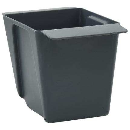 Blomlådor för Euro-pallar 12 pcs Grå 13,5 x 9 x 9,5 cm