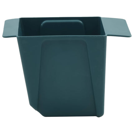 Blomlådor för Euro-pallar 12 st Grön 14 x 9 x 9,5 cm