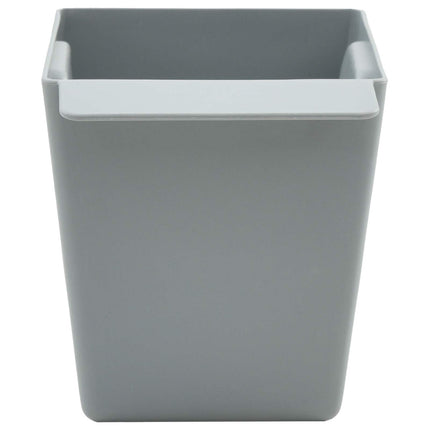 Blomlådor för Euro-pallar 12 pcs Ljusgrå 14 x 9 x 9,5 cm