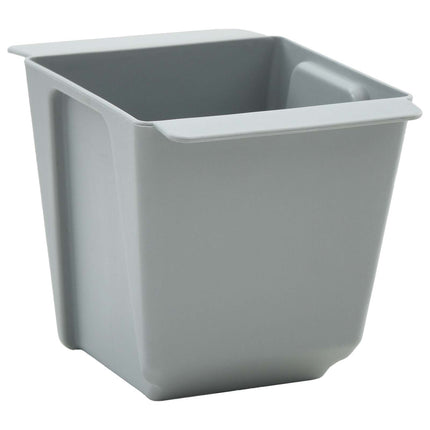 Blomlådor för Euro-pallar 24 st Ljusgrå 13,5 x 9 x 9,5 cm