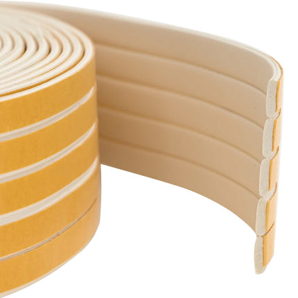 Självhäftande fönsterförsegling Vit 9 x 3 mm 100 m EPDM-skum