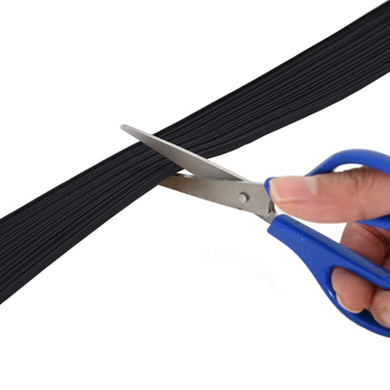 Självhäftande fönsterförsegling Svart 9 x 4 mm 25 m EPDM-skum