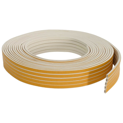 Självhäftande fönsterförsegling Vit 10 x 6 mm 12 m EPDM-skum