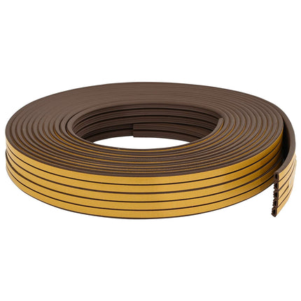 Självhäftande fönsterförsegling Brun 10 x 6 mm 50 m EPDM-skum