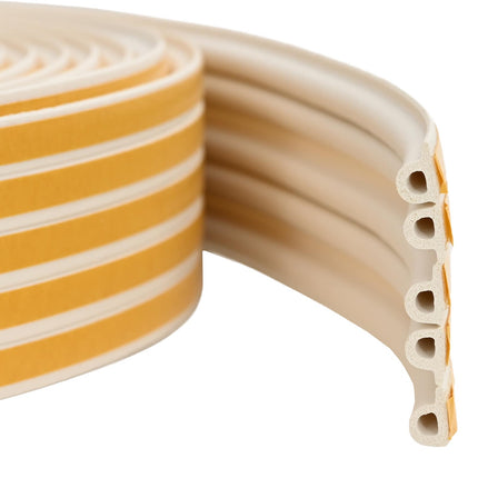 Självhäftande fönsterförsegling Vit 9 x 6 mm 100 m EPDM-skum