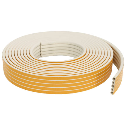 Självhäftande fönsterförsegling Vit 9 x 8 mm 25 m EPDM-skum