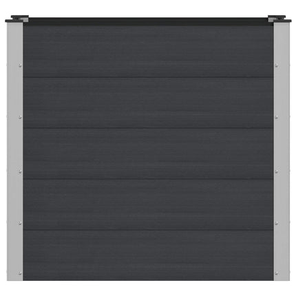 Upphöjd odlingslåda Svart 100 x 50 x 91 cm