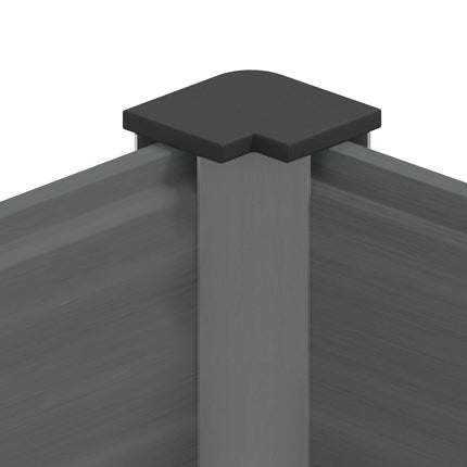 Upphöjd odlingslåda Grå 100 x 30 x 72 cm