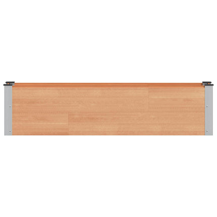 Upphöjd odlingslåda Brun 150 x 30 x 36 cm