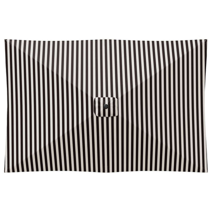 Trädgårdsparasol med Ställ 200 x 300 cm Polyester Rektangulär