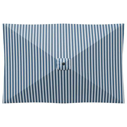 Trädgårdsparasol med Ställ 200 x 300 cm Polyester Rektangulär