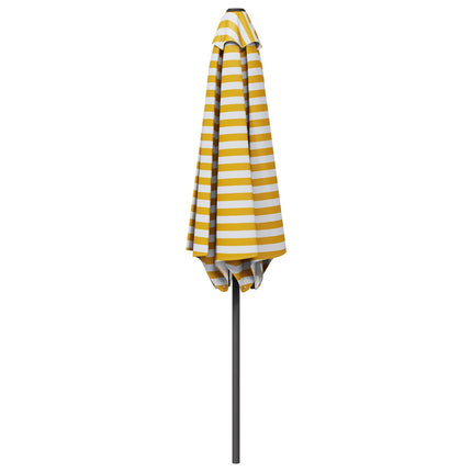 Trädgårdsparasol med Ställ 230 x 230 cm Polyester Rektangulär