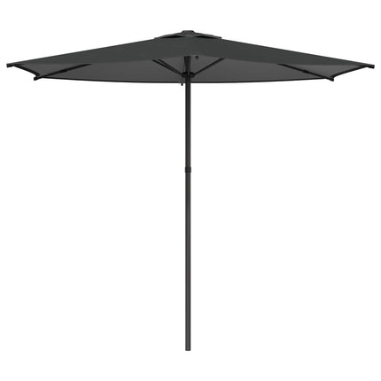 Trädgårdsparasol med Ställ 270 x 270 cm Polyester Rektangulär
