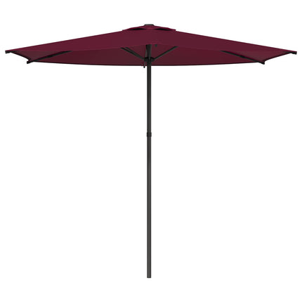Trädgårdsparasol med Ställ 270 x 270 cm Polyester Rektangulär