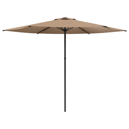 Trädgårdsparasol 300 x 300 cm Polyester Rektangulär Taupe