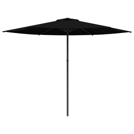 Trädgårdsparasol med Ställ 300 x 300 cm Polyester Rektangulär