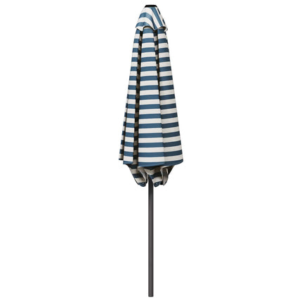 Trädgårdsparasol med Ställ 300 x 300 cm Polyester Rektangulär