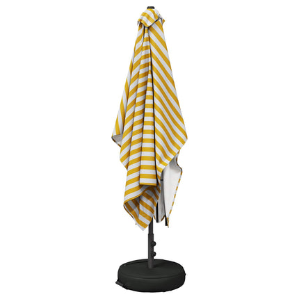Trädgårdsparasol med Ställ 200 x 300 cm Polyester Rektangulär