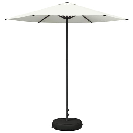 Trädgårdsparasol med Ställ 230 x 230 cm Polyester Rektangulär