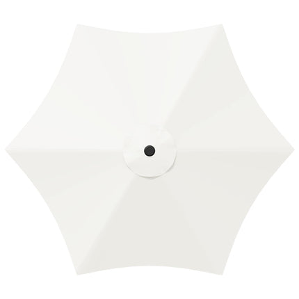 Trädgårdsparasol med Ställ 230 x 230 cm Polyester Rektangulär