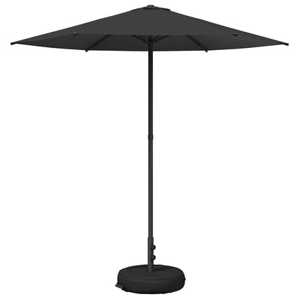Trädgårdsparasol med Ställ 230 x 230 cm Polyester Rektangulär