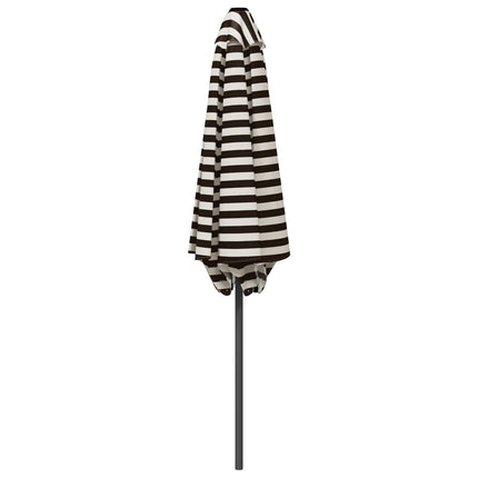 Trädgårdsparasol med Ställ 230 x 230 cm Polyester Rektangulär