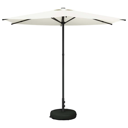 Trädgårdsparasol med Ställ 270 x 270 cm Polyester Rektangulär