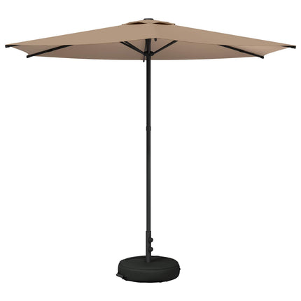 Trädgårdsparasol med Ställ 270 x 270 cm Polyester Rektangulär