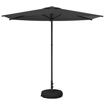 Trädgårdsparasol med Ställ 270 x 270 cm Polyester Rektangulär