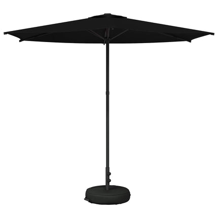 Trädgårdsparasol med Ställ 270 x 270 cm Polyester Rektangulär