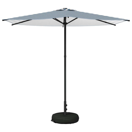 Trädgårdsparasol med Ställ 270 x 270 cm Polyester Rektangulär