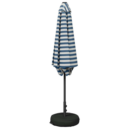 Trädgårdsparasol med Ställ 270 x 270 cm Polyester Rektangulär