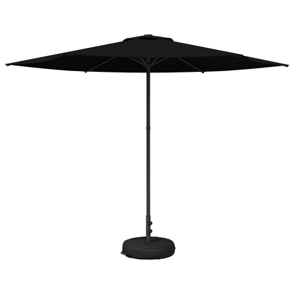 Trädgårdsparasol med Ställ 300 x 300 cm Polyester Rektangulär
