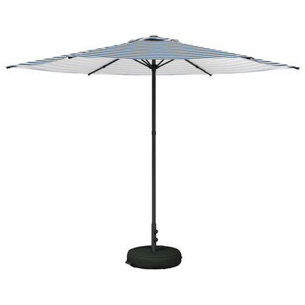 Trädgårdsparasol med Ställ 300 x 300 cm Polyester Rektangulär