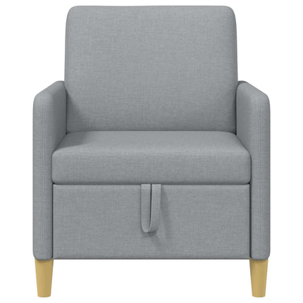 Soffa med förvaring Ljusgrå 72 x 78 x 87 cm Polyester
