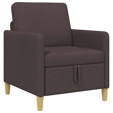Soffa med förvaring Mörkbrun 72 x 78 x 87 cm Polyester