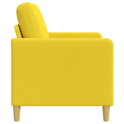 Soffa med förvaring Ljusgul 72 x 78 x 87 cm Polyester