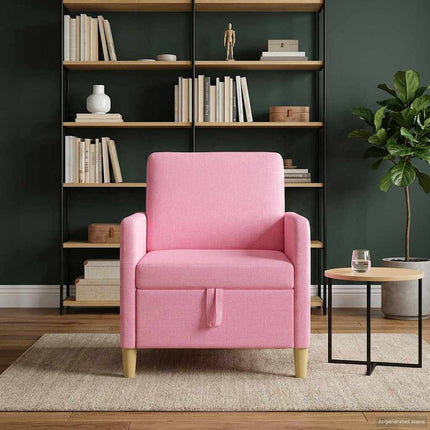Soffa med förvaring Rosa 72 x 78 x 87 cm Polyester