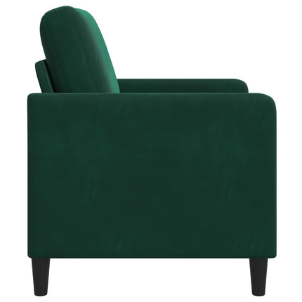 Soffa med förvaring Mörkgrön 72 x 78 x 87 cm Polyester