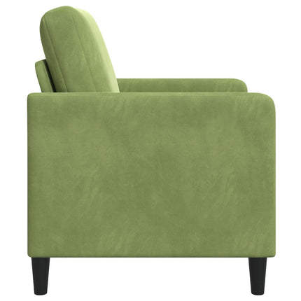 Soffa med förvaring Ljusgrön 72 x 78 x 87 cm Polyester