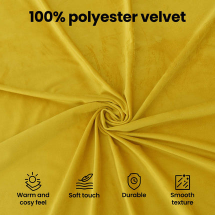 Soffa med förvaring Gul 72 x 78 x 87 cm Polyester