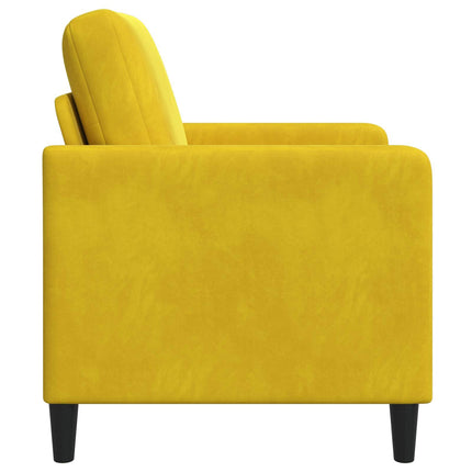 Soffa med förvaring Gul 72 x 78 x 87 cm Polyester