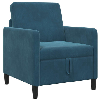 Soffa med förvaring Blå 72 x 78 x 87 cm Polyester