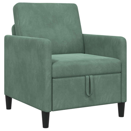 Soffa med förvaring Havgrön 72 x 78 x 87 cm Polyester