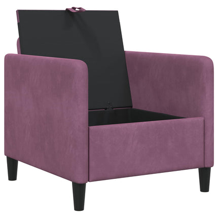Soffa med förvaring Lila 72 x 78 x 87 cm Polyester