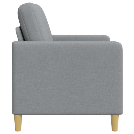 Soffa med förvaring Ljusgrå 122 x 78 x 87 cm Polyester