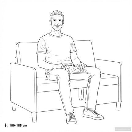 Soffa med förvaring Ljusgrå 122 x 78 x 87 cm Polyester