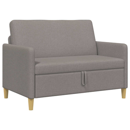 Soffa med förvaring Taupe 122 x 78 x 87 cm Polyester