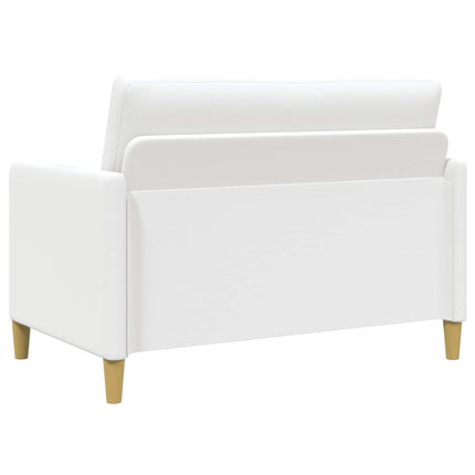 Soffa med förvaring Vit 122 x 78 x 87 cm Polyester